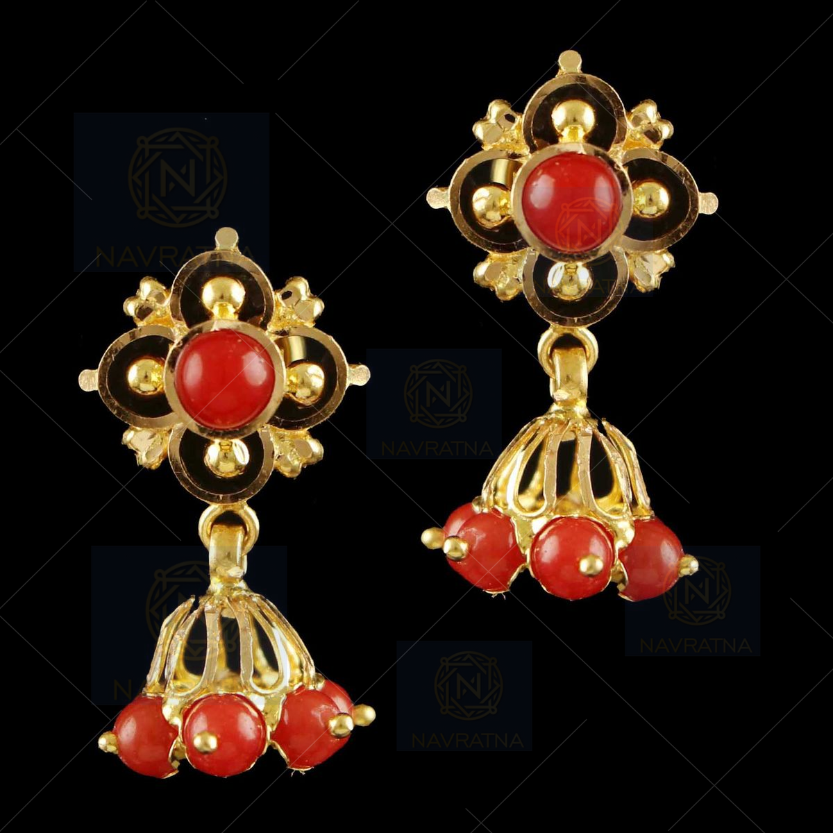 Buy Red Crystal Beads Necklace Online For Women – Gehna Shop