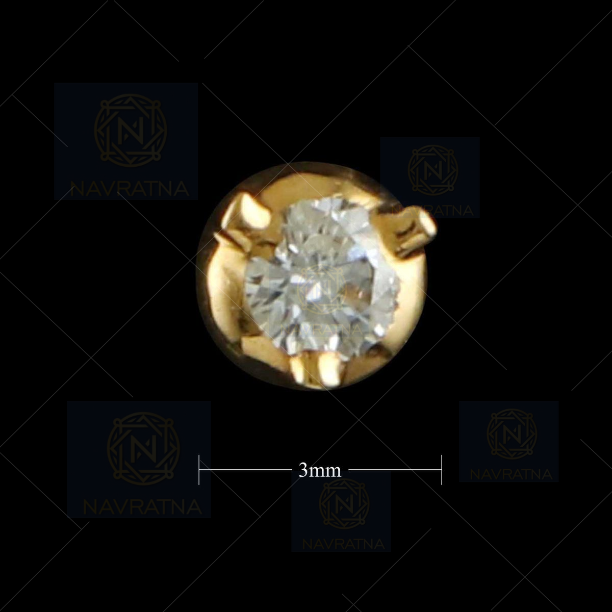 Single stone sale nose pin online