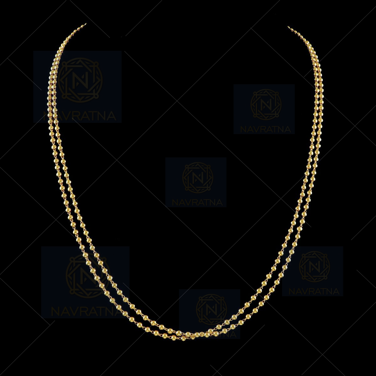 Double line sale gold chain