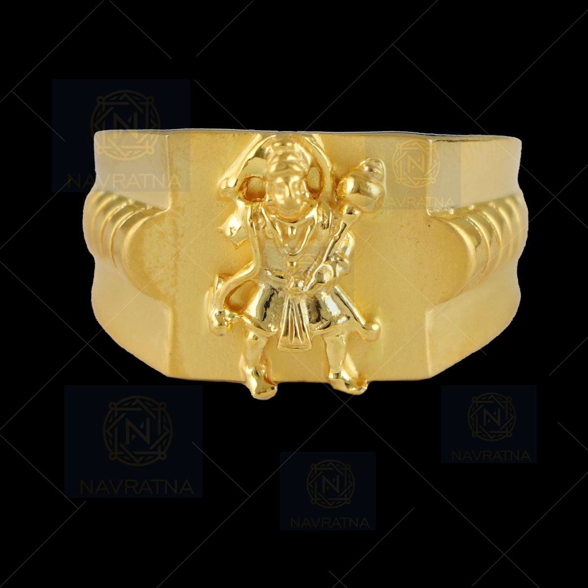 1 Gram Gold Plated Hanumanji Chic Design Superior Quality Ring for Men -  Style B393 - Soni Fashion at Rs 2460.00, Rajkot | ID: 2851701819262