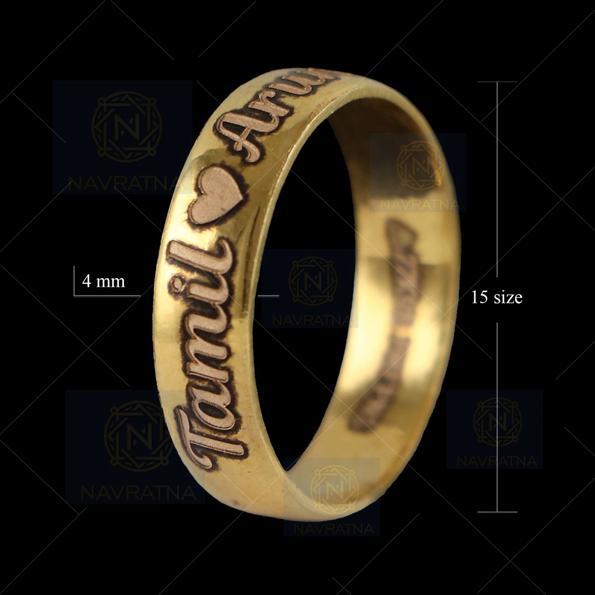 10k Two tone Gold Mens Letter Name Personalized Monogram Initial F Band Ring  Measures 16x3.20mm Wide Size 9.5 Jewelry Gi - Walmart.com
