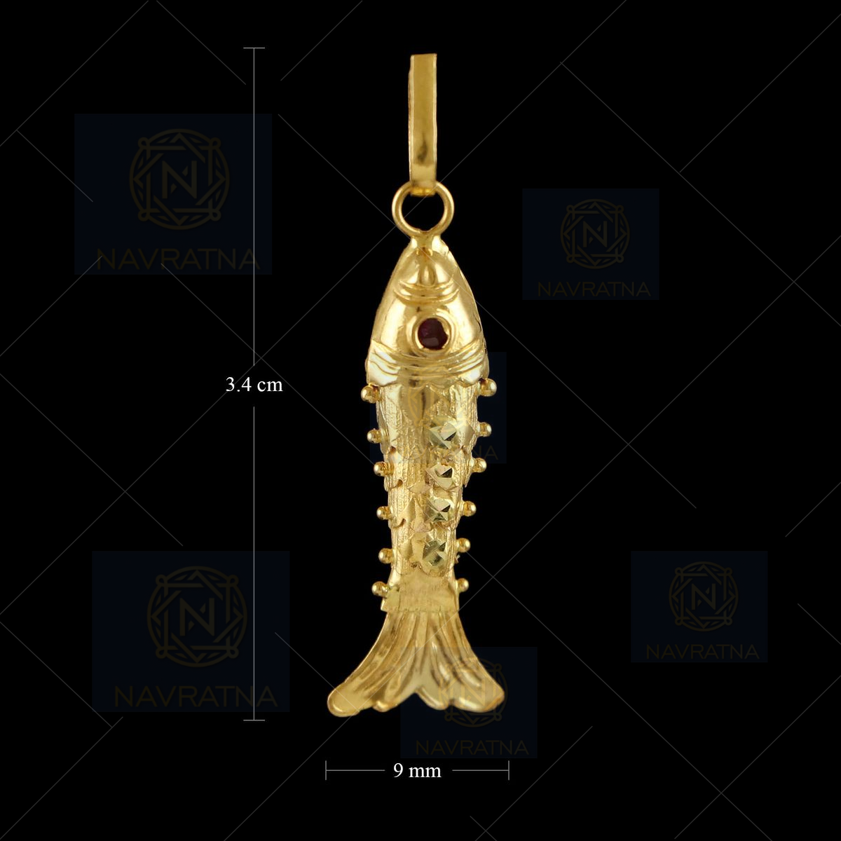 Fish pendant designs in on sale gold