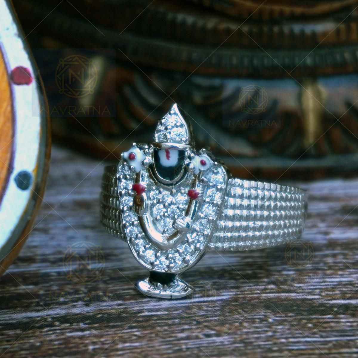 Morvi 24Kt Gold Layer Alloy, Round shape, Lord venkatesh, Tirupati balaji,  Heavy Superb Finish Stylish Fashion finger ring For Men and Women Brass Gold  Plated Ring Price in India - Buy Morvi