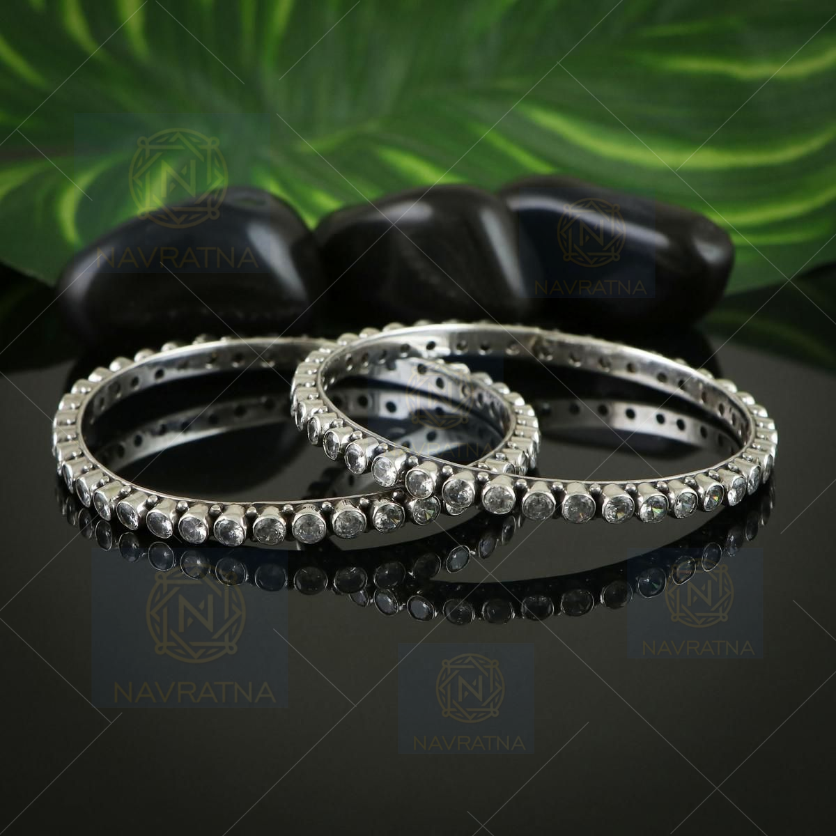 Cz on sale stone bangles